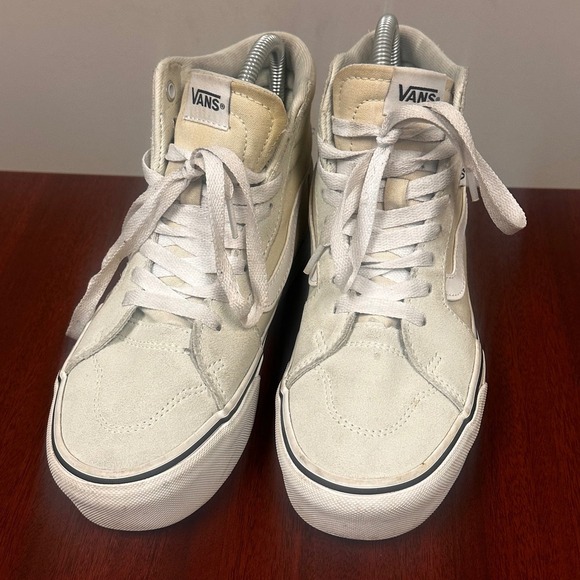 Vans Sk8 Hi Platform Sneakers Womens Size 6.5 Hi Top Shoes Canvas Street Skaer - Picture 2 of 10